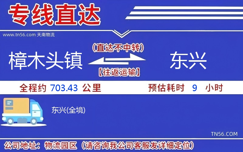 樟木頭鎮(zhèn)到東興物流公司