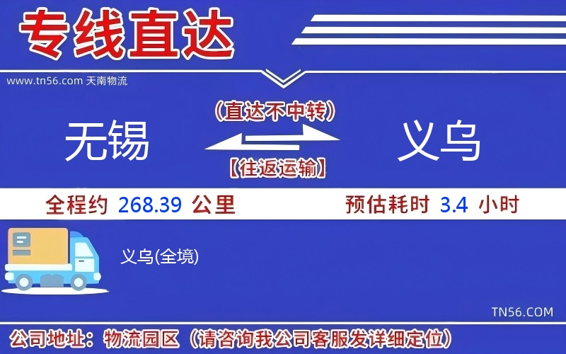 無錫到義烏物流公司