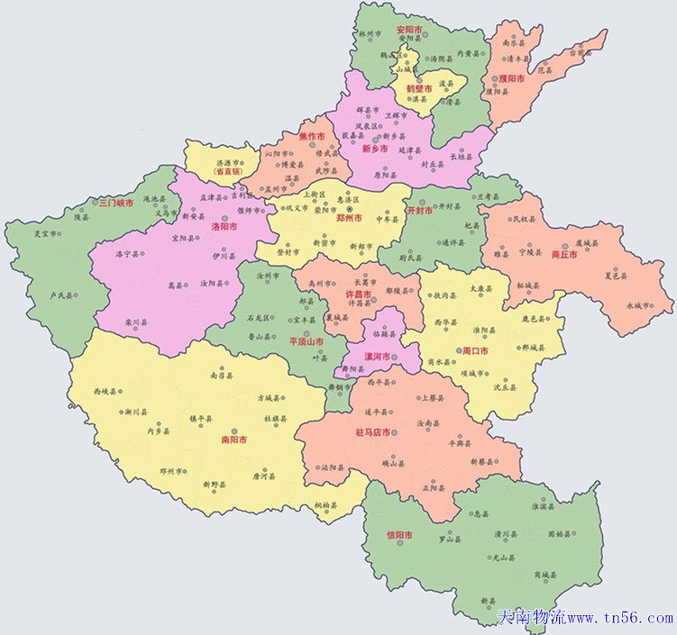 河南省地圖cuidea.com